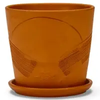 Горшок цветочный с поддоном 1,45 л, d15/h14 см терр-т керамика, "Голландия" (М)