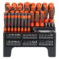 Набор отвёрток, бит и головок 100пр. в подставке (SL, PH, PZ, HEX, TORX, SQUARE)