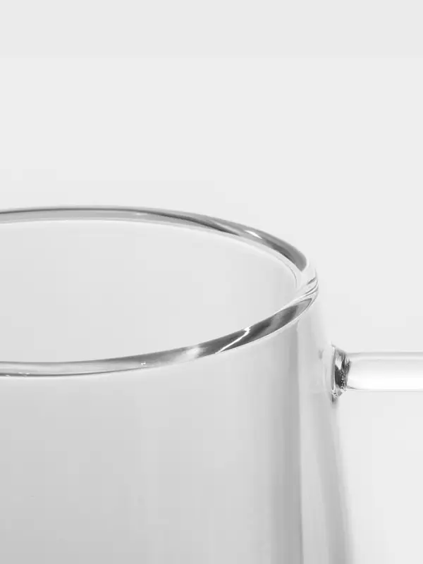 Кружка с двойными стенками Magistro &laquo;Адель&raquo;, 400 мл, стекло, прозрачная