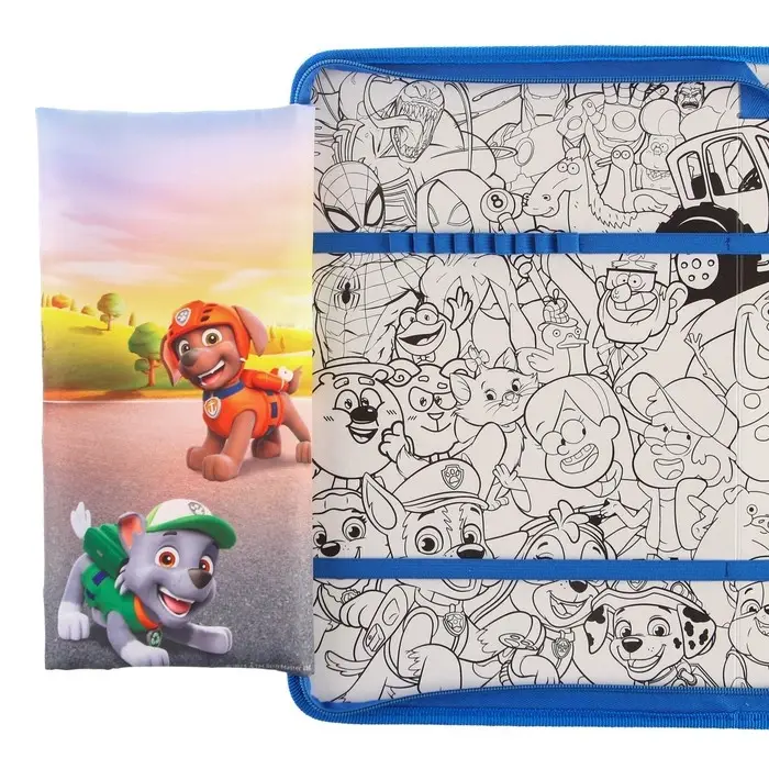 Папка для труда А4 с пеналом, на молнии, текстиль, &laquo;Щенячий патруль&raquo;