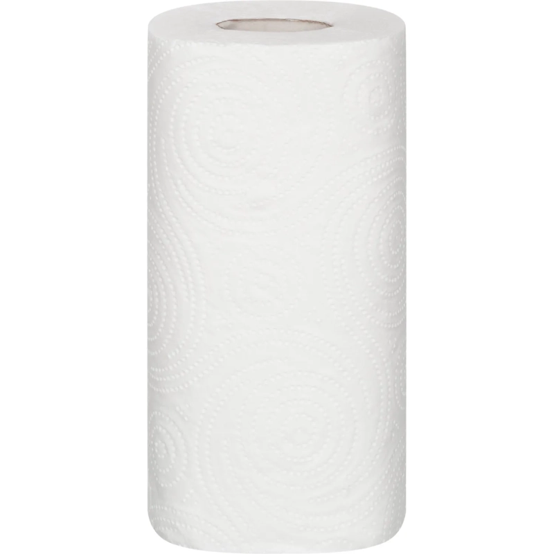 Полотенца бумажные LUSCAN бел цел 16,5 м 2-сл.,с тиснением, 4рул./уп