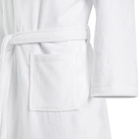 Халат банный микровелюр Luscan, 56, 300 гр/м2, Отель белый