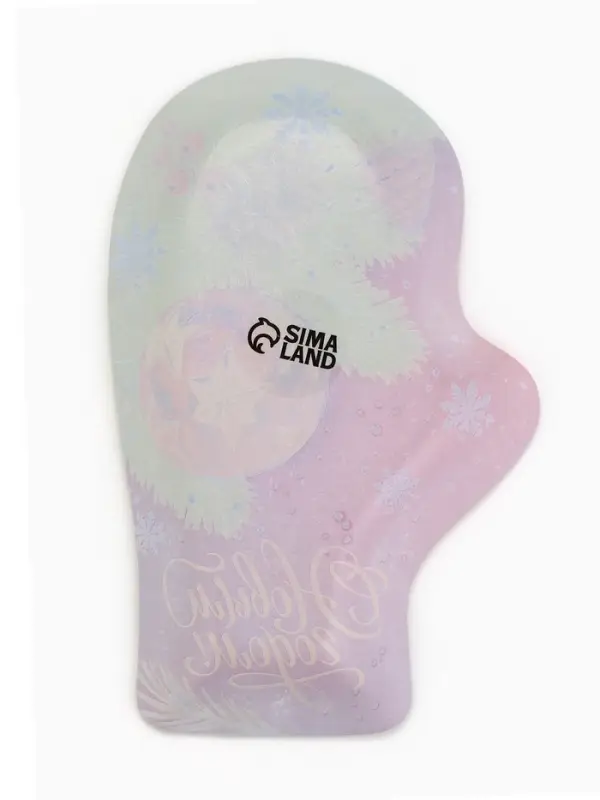 Блюдо новогоднее &laquo;С новым годом&raquo;, 22.5&times;14&times;2 см, стекло