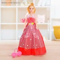 Кукла-модель «Милена» в пышном платье с аксессуарами, МИКС