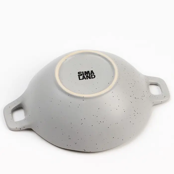 Тарелка суповая керамическая &laquo;Сканди&raquo;, 21&times;15&times;5.8 см, 400 мл, ручная работа