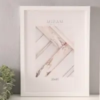 Рамка для фото 30&times;40 см, &laquo;МИРАМ&raquo;, белый, пластиковый экран
