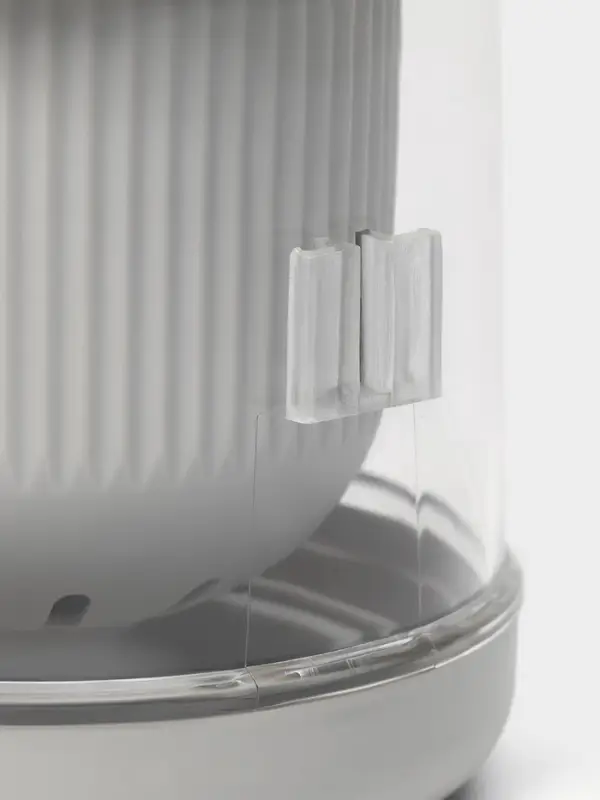 Ёршик для унитаза SAVANNA, настенный, силиконовый, с ёмкостью для моющего средства, 10.5&times;10.5&times;41 см, белый