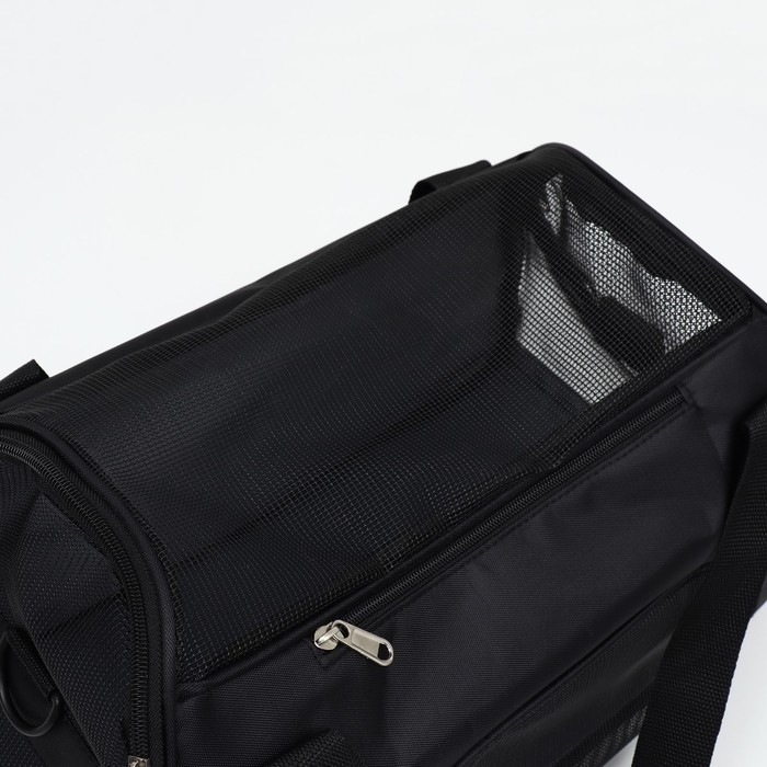 Сумка-переноска сетчатая, 48 х 26 х 31 см, черная Сумка-переноска сетчатая, 48 х 26 х 31 см, черная