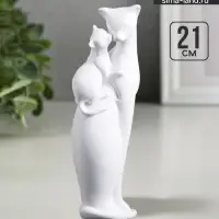 Фигурка гипс &laquo;Мама кошка&raquo;, 21&times;7&times;7 см