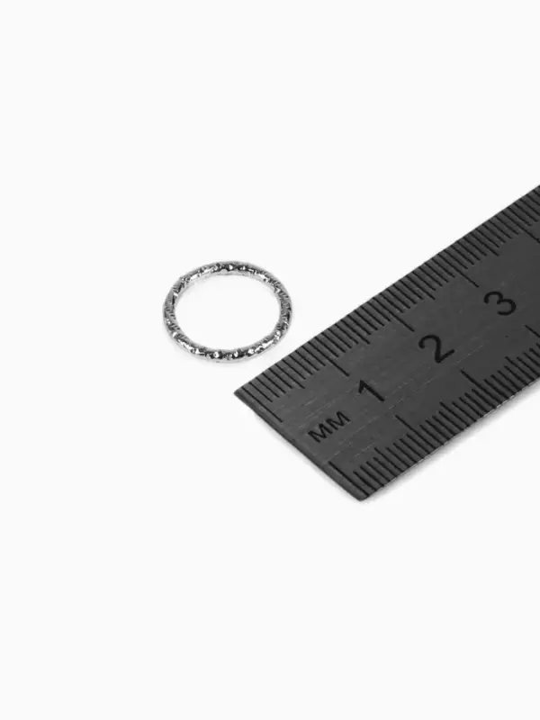 Кольцо соединительное разъёмное, 1.5&times;1.5 см, набор 100 шт. железо, цвет серебро