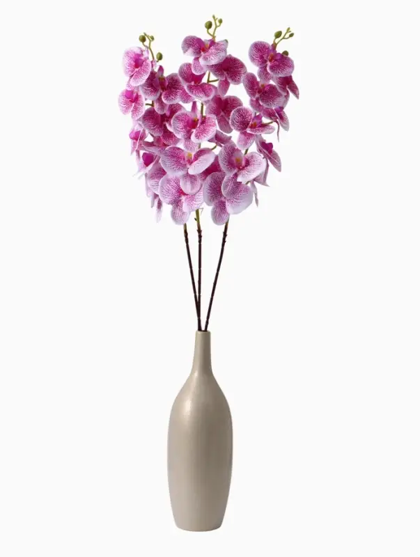 Цветы искусственные &laquo;Орхидея Тигровая&raquo;, h=90 см, бело-сиреневые