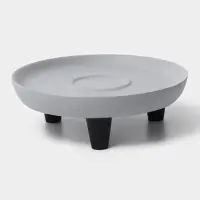 Аксессуары для ванной SAVANNA, 3 предмета, дозатор для мыла 390 мл, стакан 300 мл, мыльница, серые