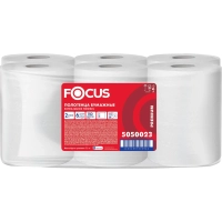 Полотенца бумажные д/дисп. FOCUS Extra Quick 2сл 150м 6рул/уп цел 5050023