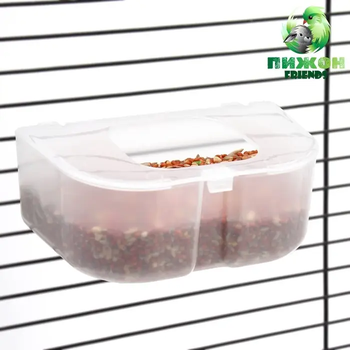 Кормушка для птиц, 12.7&times;8&times;5 см, внутренняя матовая, пластик