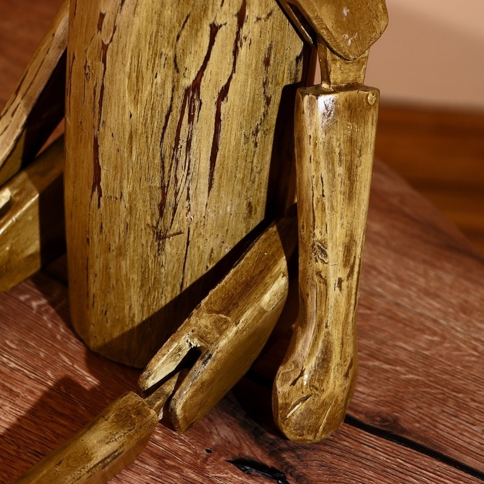 Сувенир Сувенир "Заяц" висячие лапки, дерево 70 см