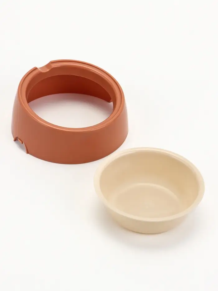 Лего-миска ALTA для животных с наклоном 0,3л КИРПИЧНАЯ Лего-миска ALTA для животных с наклоном 0,3л КИРПИЧНАЯ