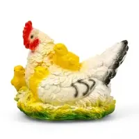 Садовая фигура из гипса &laquo;Курица наседка с цыплятами&raquo;, 22&times;20&times;30 см