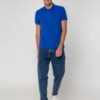 Рубашка поло мужская Virma Stretch, ярко-синяя (royal), размер S