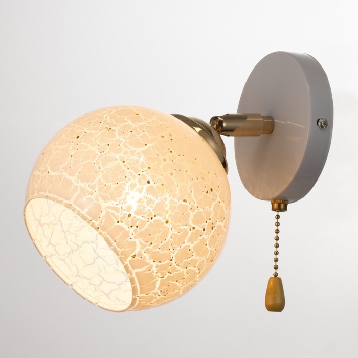 Бра 2193/1 E27 40Вт бело-золотой 20х12х20 см