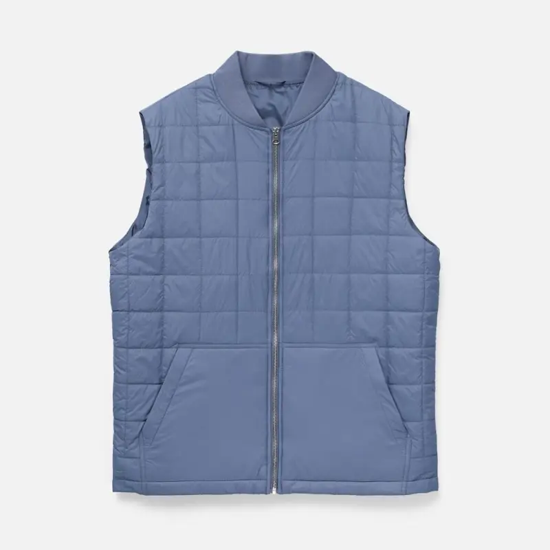 Жилет унисекс Warmbridge, синий (джинс), размер 3XL