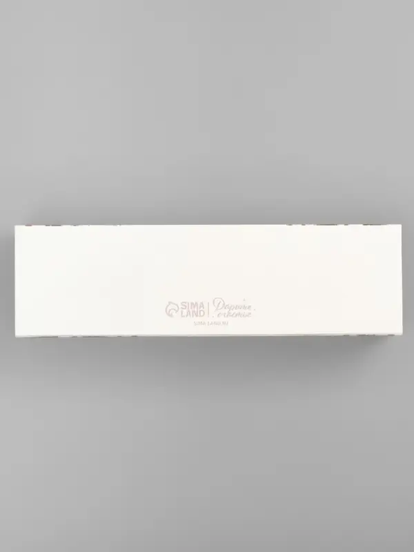 Коробка под 5 конфет с ячейками &laquo;Счастливого Нового года!&raquo; 21&times;3&times;5.5 см