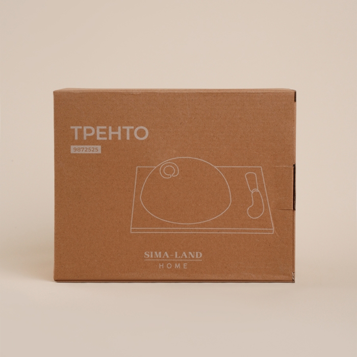 Маслёнка на деревянной подставке фарфоровая с ножом SL Home «Тренто»,22×17,5 см, цвет белый Маслёнка на деревянной подставке фарфоровая с ножом SL Home «Тренто»,22×17,5 см, цвет белый