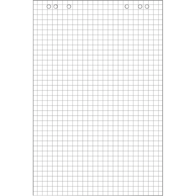 Бумага для флипчартов клетка 67,5х98 50 лист. 80гр