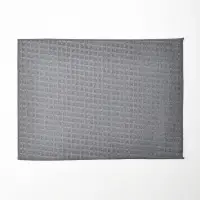 Коврик для сушки посуды &laquo;Квадраты&raquo;, микрофибра, 50&times;36 см, серый