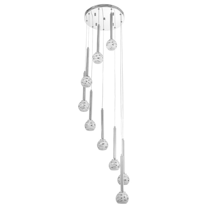 Светильник Светильник "Жаннетт" 9х3Вт G4 Хром 30х30х180см