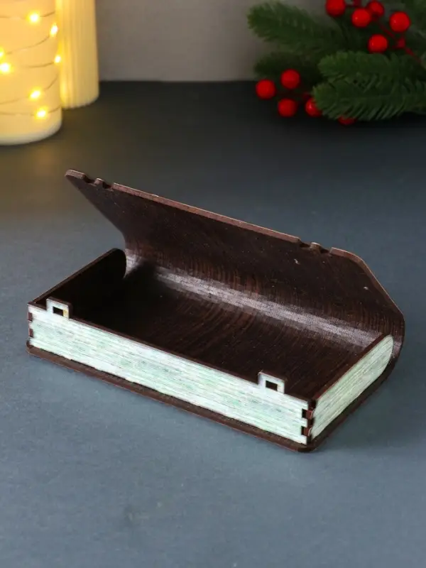 Купюрница новогодняя 5000 руб "Тепла и уюта" 18х9,5х3,5 см