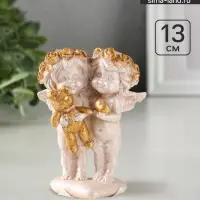 Фигурка полистоун &laquo;Ангелочки пара&raquo;, 13&times;10&times;5 см