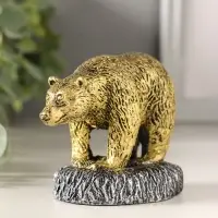 Сувенир Медведь Россия большой, 7х8,5х4,5см