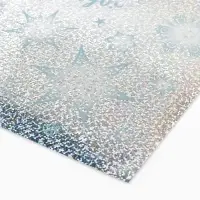 Наклейки новогодние интерьерные «Снежинки», голография, 21×29.7 см