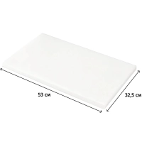 Доска разделочная 530х325мм h18мм (GN 1/1) белая 53032518W