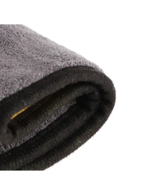 Тряпка для мытья автомобиля CARTAGE, микрофибра, 800 г/м&sup2;, 30&times;20 cм, желто-серая