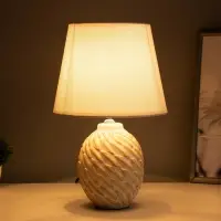 Лампа настольная RISALUX &laquo;Сабина&raquo;, Е14, 40 Вт, бежевая, 20&times;20&times;33 см