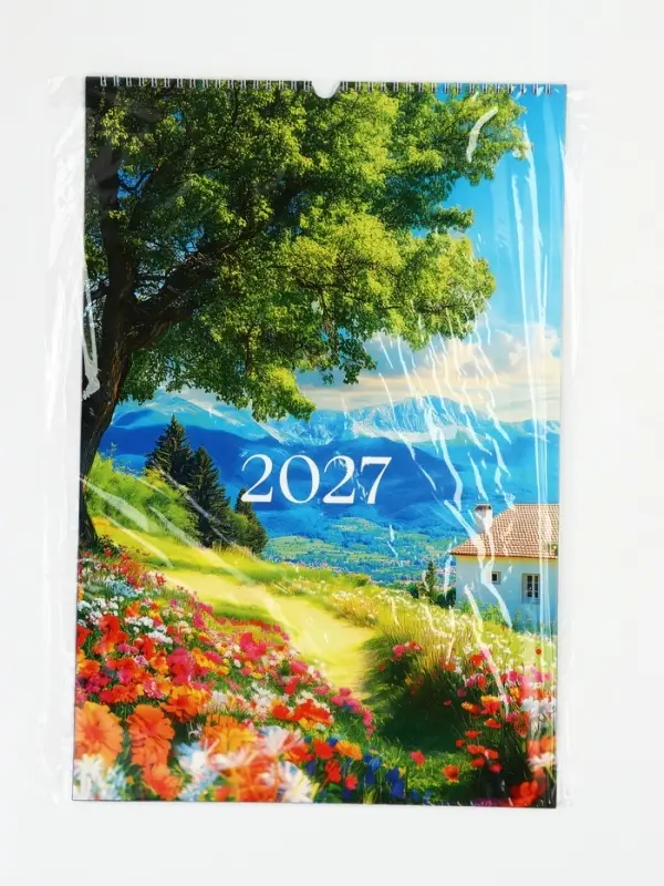 Календарь 2027 перекидной на ригеле А3 &laquo;Природа&raquo;