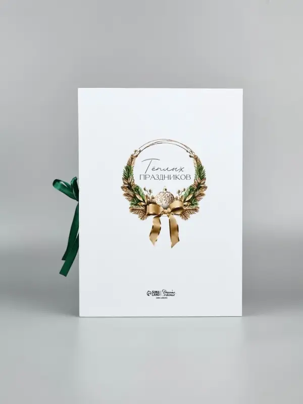 Коробка подарочная - книга &laquo;С Новым годом!&raquo;, 27&times;19.5&times;8 см