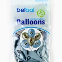 Воздушные шары латексные 14" "С юбилеем"  набор 25 шт.