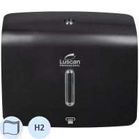 Диспенсер для полотенец лист Luscan Prof Etalon Z-слож черный 151060