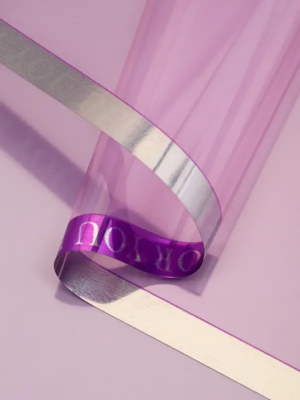 Плёнка для цветов &laquo;Для тебя&raquo;, лавандовый, 57&times;57&plusmn;2 см