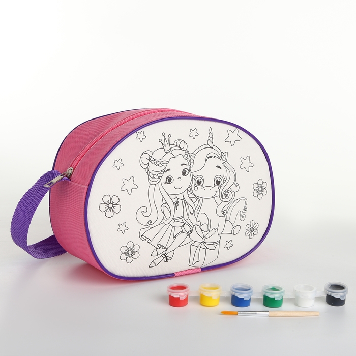 Набор для творчества: Сумка раскраска «Друзья навсегда», 22х16 см, отдел на молнии Набор для творчества: Сумка раскраска «Друзья навсегда», 22х16 см, отдел на молнии