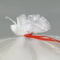 Мешок для урожая, полипропиленовый, 50 × 90 см, на 50 кг, прозрачный, с завязками