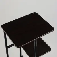Подставка для цветов Greengo, 6 полок, 36&times;23&times;106 см, напольная, каркас металл, полки МДФ, чёрная