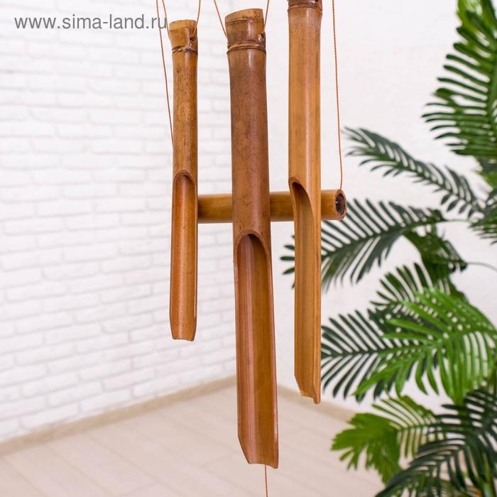 Музыка ветра «Сова», 83×20×4 см, бамбук, МИКС Музыка ветра «Сова», 83×20×4 см, бамбук, МИКС