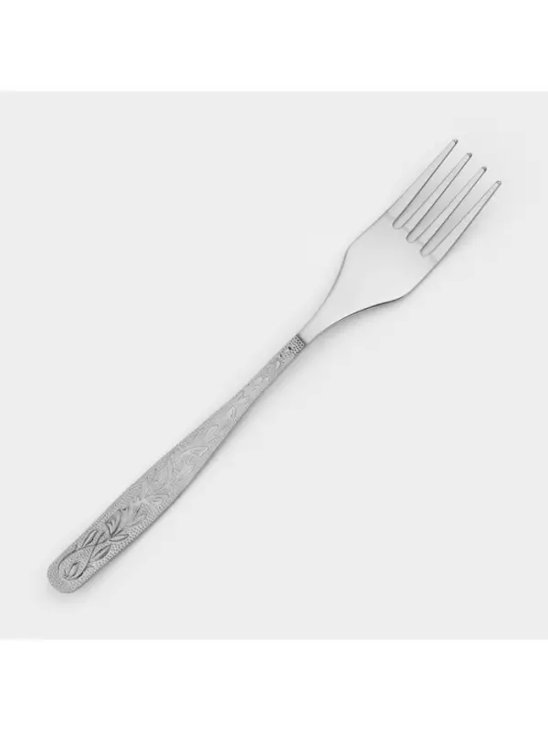 Вилка десертная &laquo;Уралочка&raquo;, длина 17.5 см, толщина 2 мм, нержавеющая сталь, серебристая