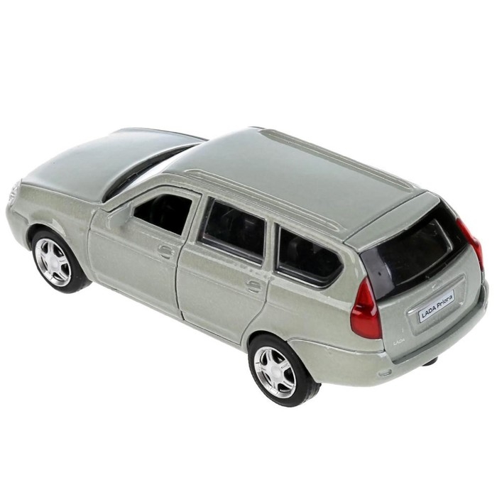 Машина металлическая LADA Priora, 12 см, открываются двери и багажник, инерция, цвет бежевый Машина металлическая LADA Priora, 12 см, открываются двери и багажник, инерция, цвет бежевый