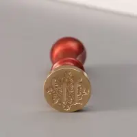 Печать для сургуча с пластиковой ручкой &laquo;Буква W на вензеле&raquo;, 2.5&times;2.5&times;6.3 см