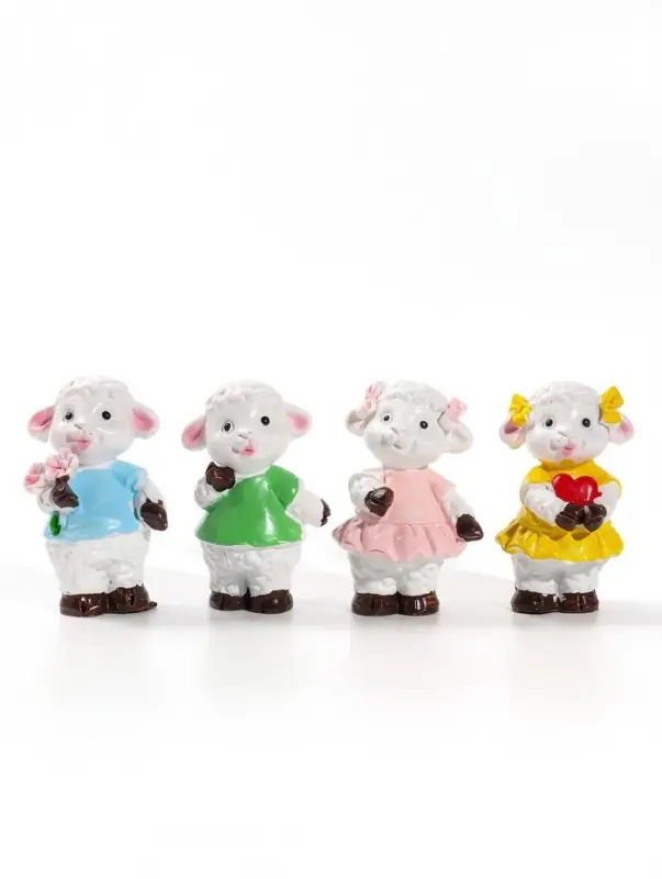Фигурка &laquo;Овечка нарядная&raquo; 3&times;2.3&times;5 см, МИКС