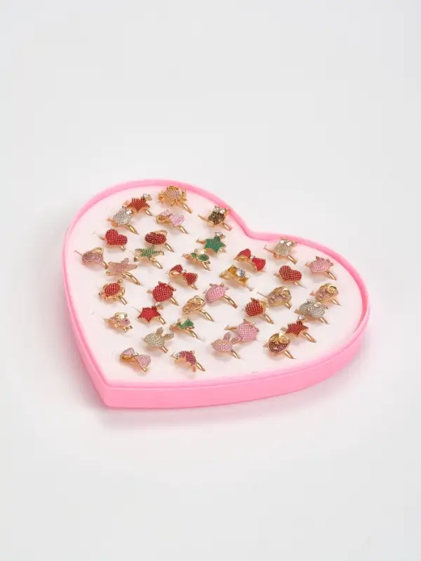 Кольцо &laquo;Выбражулька. Рельеф&raquo;, форма МИКС, разноцветное, безразмерное